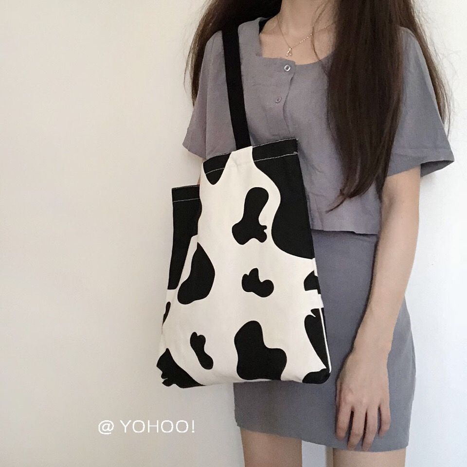 Women's package 2021 New canvas bag Female Korean Plaintiff Simple Shoulder Large shopping bag Female student bag
