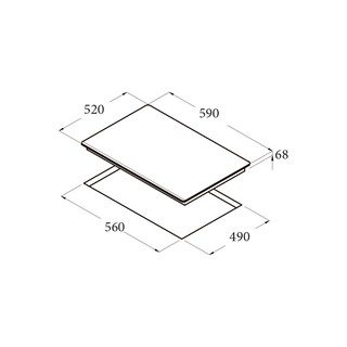 Bếp từ Cata ISB 603BK