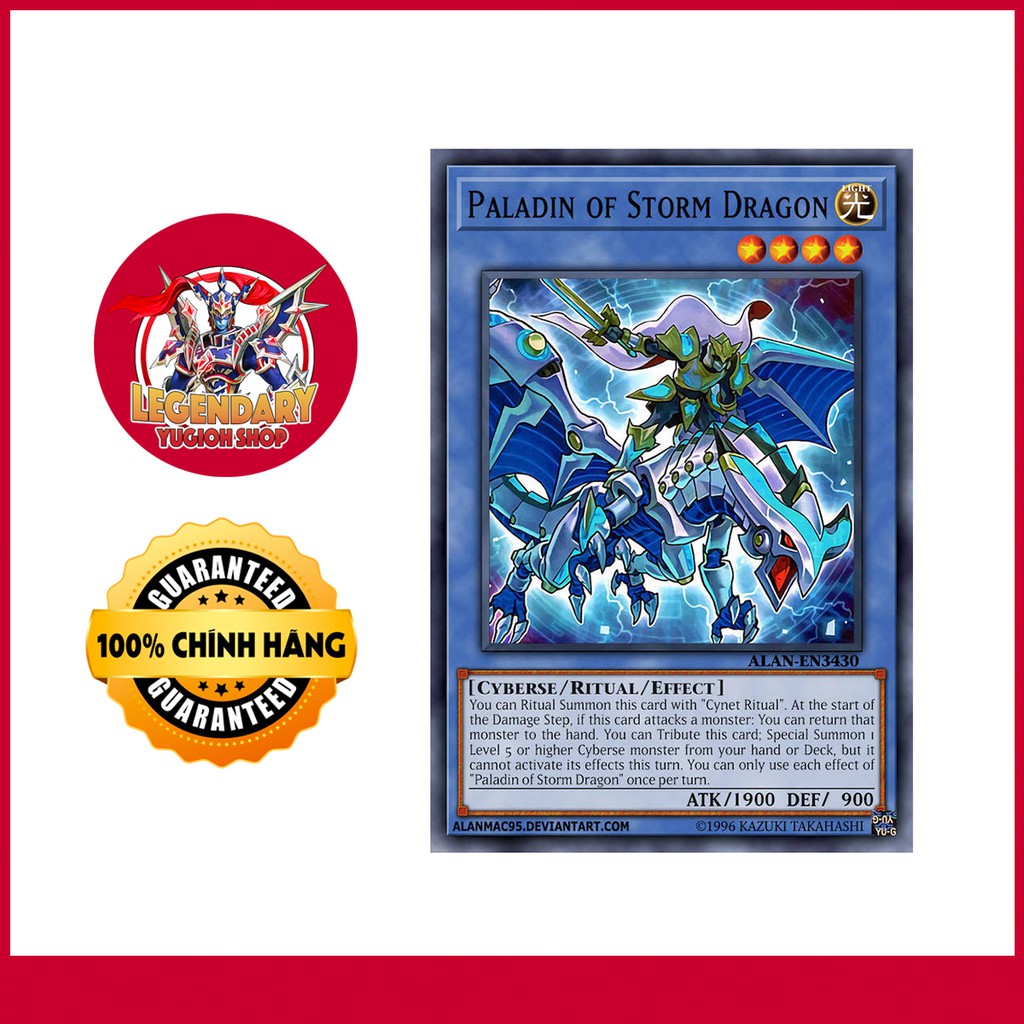 [Thẻ Bài Yugioh Chính Hãng] Paladin of Storm Dragon