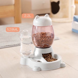 bình bát ăn và uống tự động tốc độ chậm cho chó mèo