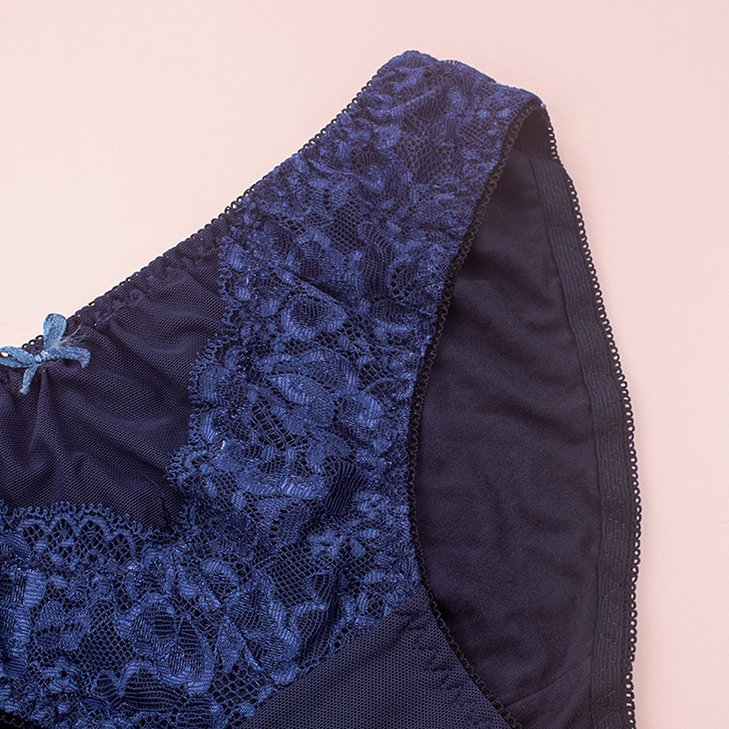 Quần Lót Nữ Phối Ren Dáng Cạp Vừa Luperi Sp720