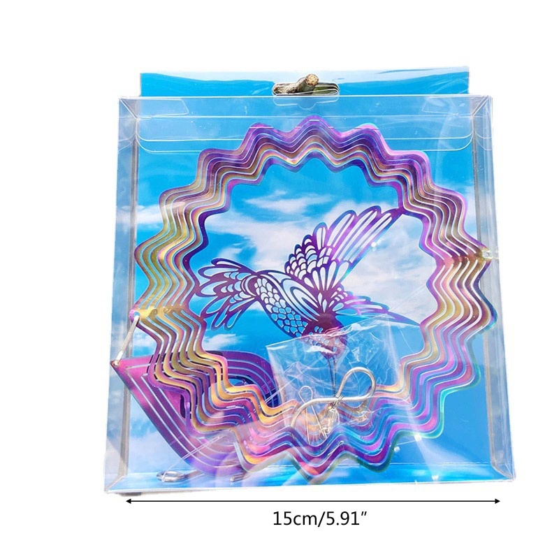 Con Quay Gió Kim Loại 6 Inch Treo Trang Trí Sân Vườn Lễ Tạ Ơn
