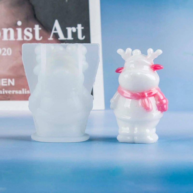 Khuôn Silicone Làm Bánh Hình Cây Thông Noel / Người Tuyết / Tuần Lộc Xinh Xắn