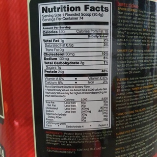 Sữa Whey Tăng Cơ Whey Gold Standard 5LBS