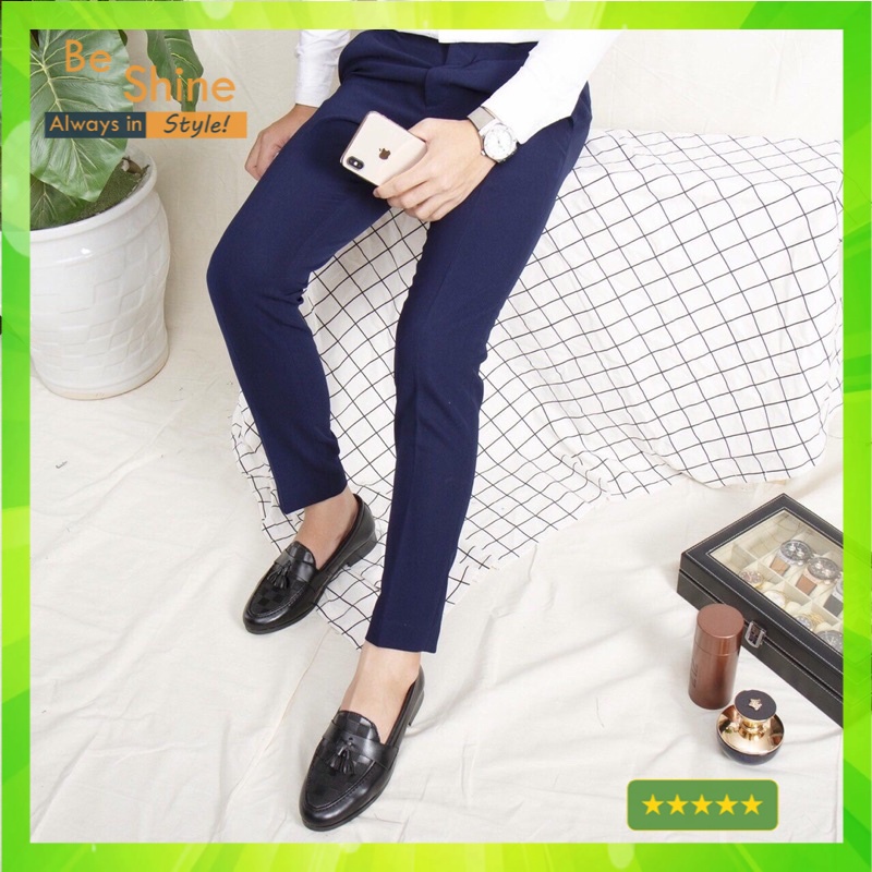 Quần Tây Âu Nhiều Màu Form Đứng Kiểu Dáng Basic Lịch Lãm Trẻ Trung Phong Cách Thời Trang Hàn Quốc