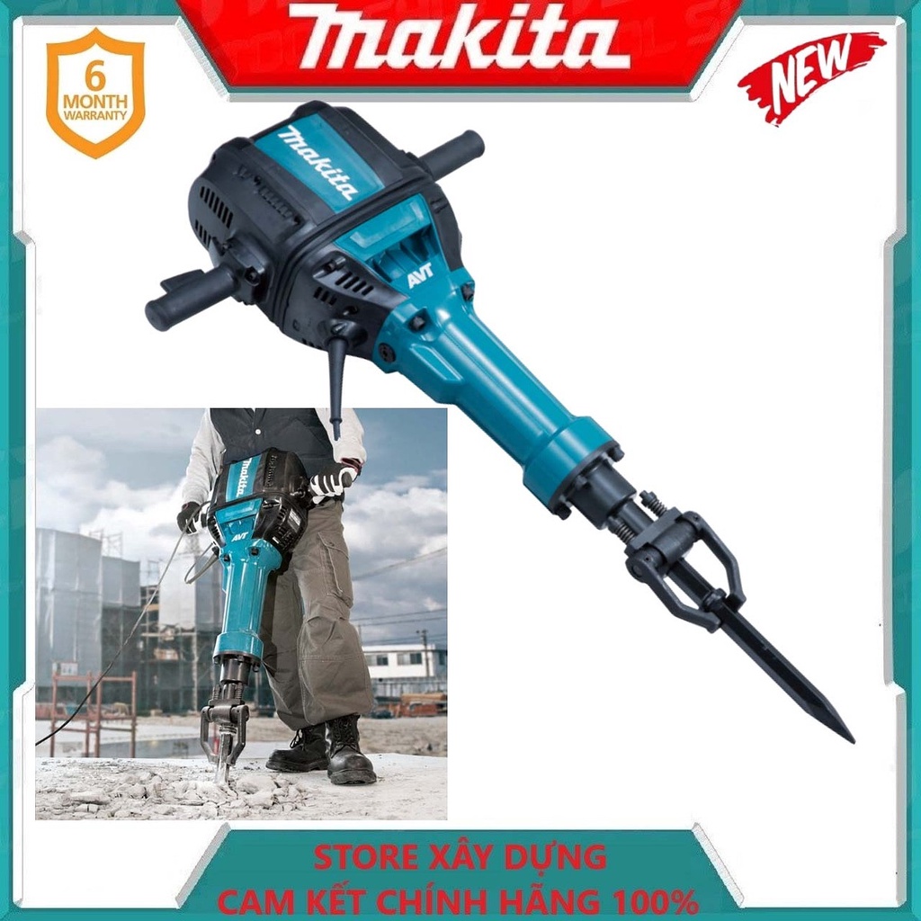 MÁY ĐỤC BÊ TÔNG CHUÔI LỤC GIÁC 28.6MM 2000W MAKITA HM1812- HÀNG CHÍNH HÃNG
