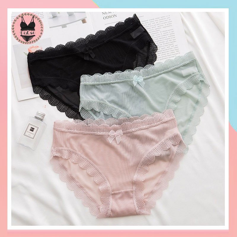 [Mã SRJULY1215 giảm 20K đơn 50K] [HÀNG ĐẸP] Quần lót ren mềm mại siêu dai mỏng sexy điệu đà gợi cảm QL05
