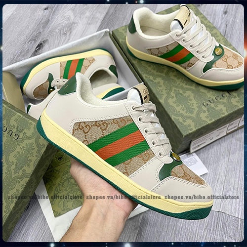 Giày Gucci, Giày GC Sơn Tùng, Hải Tú Bản S. Cấp Hộp Xanh Full Box Bill