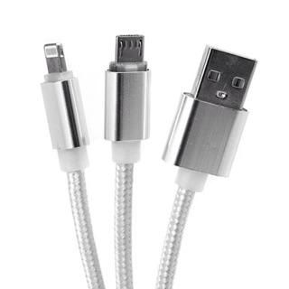 CÁP SẠC 3 ĐẦU MÓC KHOÁ