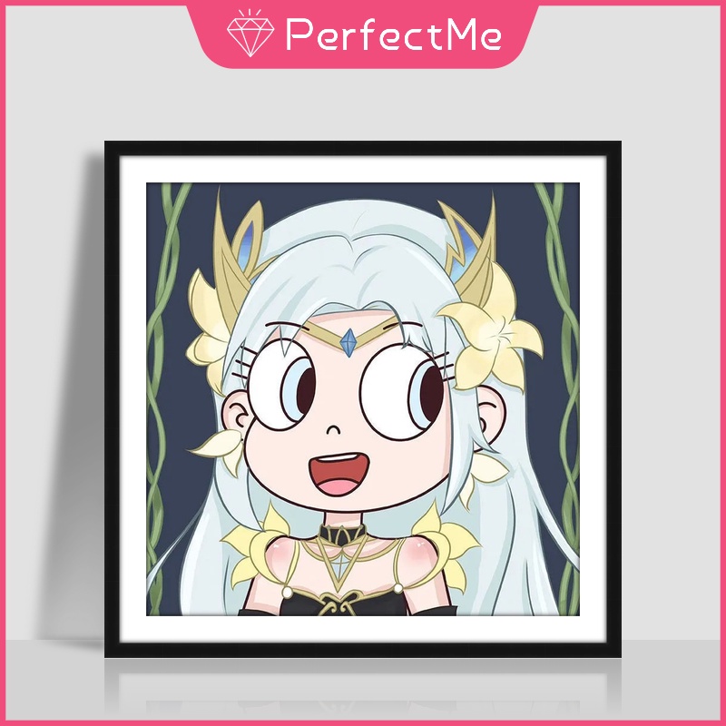 Bộ Tranh Đính Đá 5D Tự Làm Họa Tiết Công Chúa Bướm 2022 Kích Thước 30x30cm