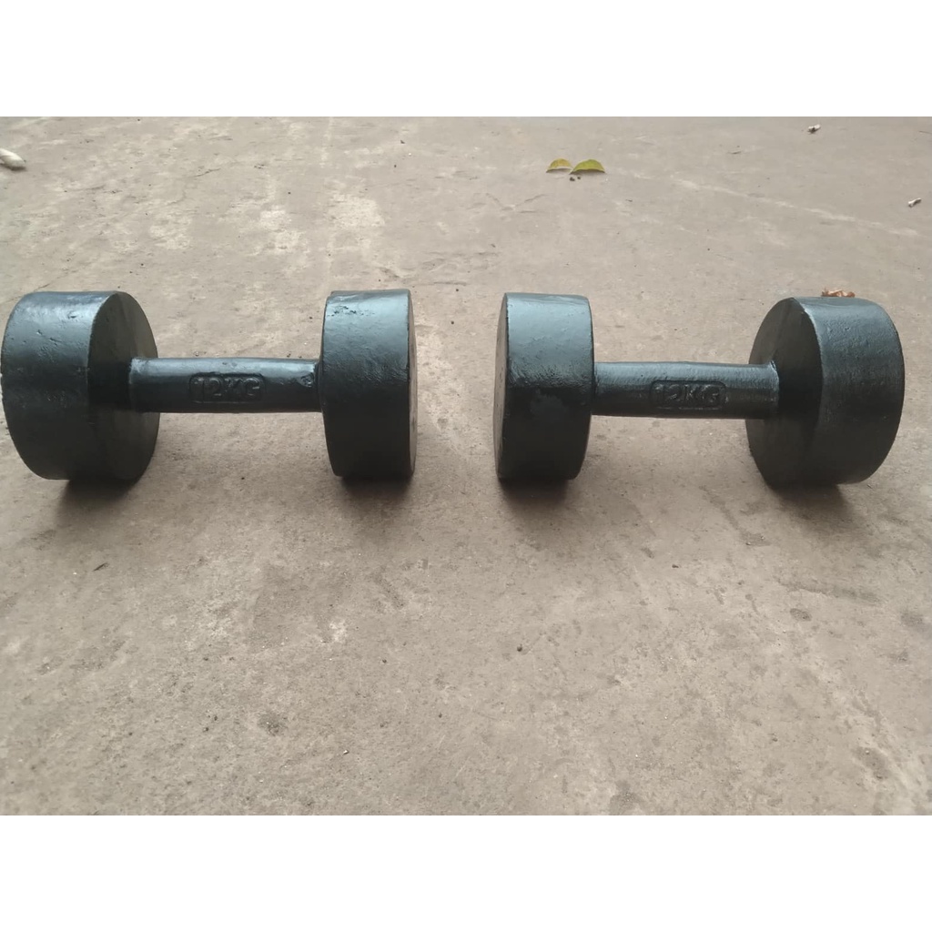 Cặp tạ tay 12kg gang đúc ( 24kg cho 2 tay)