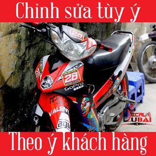 Tem Trùm Sirius Valentino Trắng Đỏ