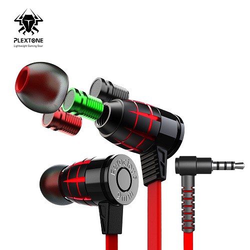 Tai Nghe PLEXTONE G25 Nhét Tai Chơi Game Âm Trầm Tích Hợp Micro Giắc Cắm 3.5mm Cho Android Và Iphone