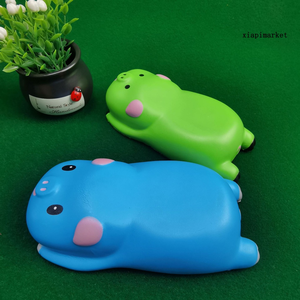 LOP_Wrist Rest Mat Cartoon Pig Shape Ergonomic Faux Leather Mini Computer Mouse Pad for Office