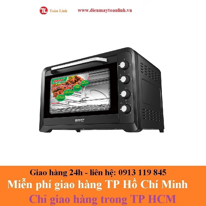 Lò nướng Sanaky VH-129S2D - 120 lít (Màu đen) - Hàng Chính Hãng