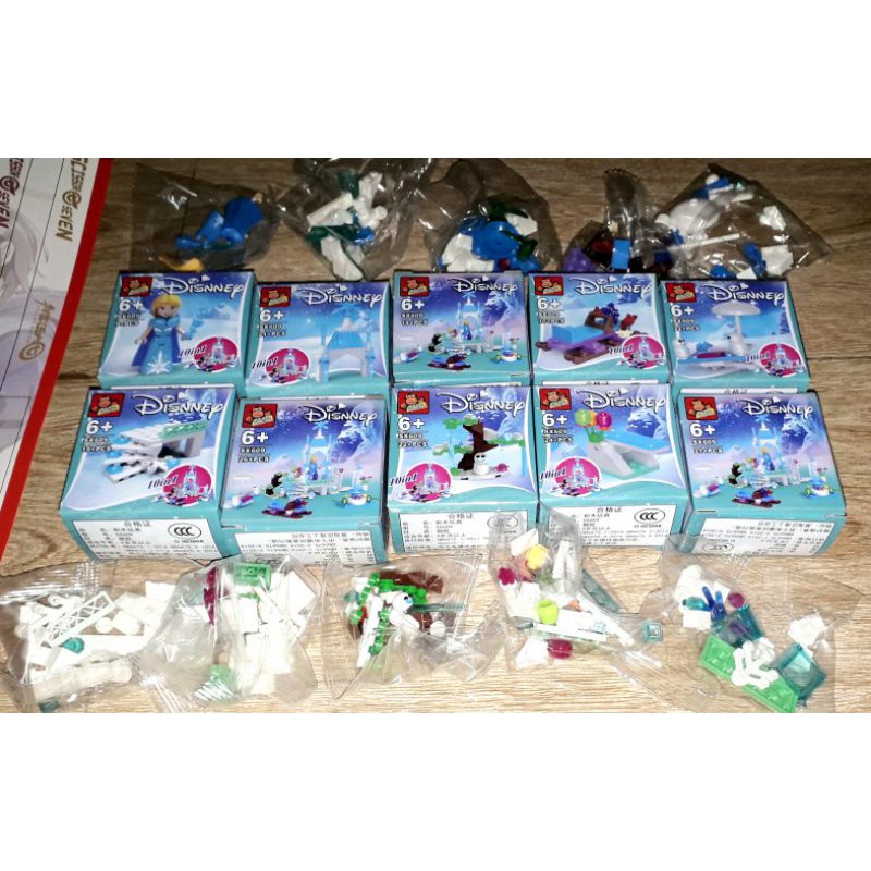 Sét lắp ráp Lego_ELSa lâu đài công chúa tuyết 609 có trên 200 chi tiết bằng nhựa