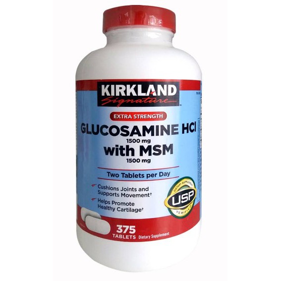 Viên uống Hỗ Trợ Xương Khớp Glucosamin HCL1500mg - Kirkland 375 Viên - Hàng Nhập Từ Mỹ Fascino Queen