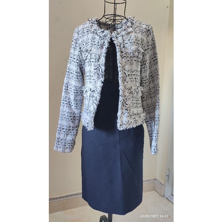 Áo dạ tweed 2hand hàng hàn