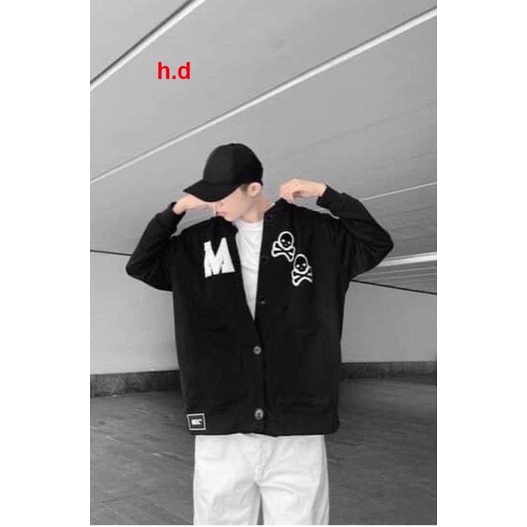 Áo nỉ cúc đầu lâu HD6