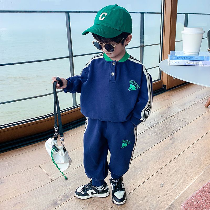 [Babycat] Hàng Có Sẵn Bộ Quần Áo Sweater Phong Cách Nhật Bản Hàn Quốc Thời Trang Mùa Thu Mới 2022 Dành Cho Bé Trai