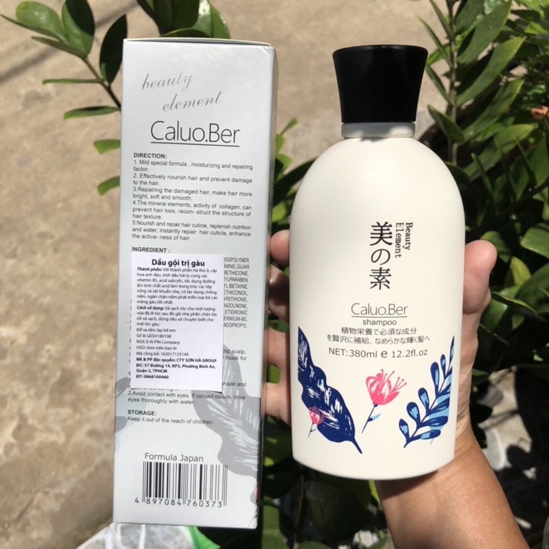 💥 Dầu gội dành cho tóc gàu nấm Caluo.Ber Anti-Dandruff Shampoo 380ml