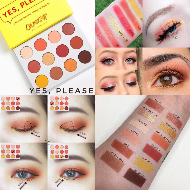 Bảng phấn mắt Colourpop Yes Please