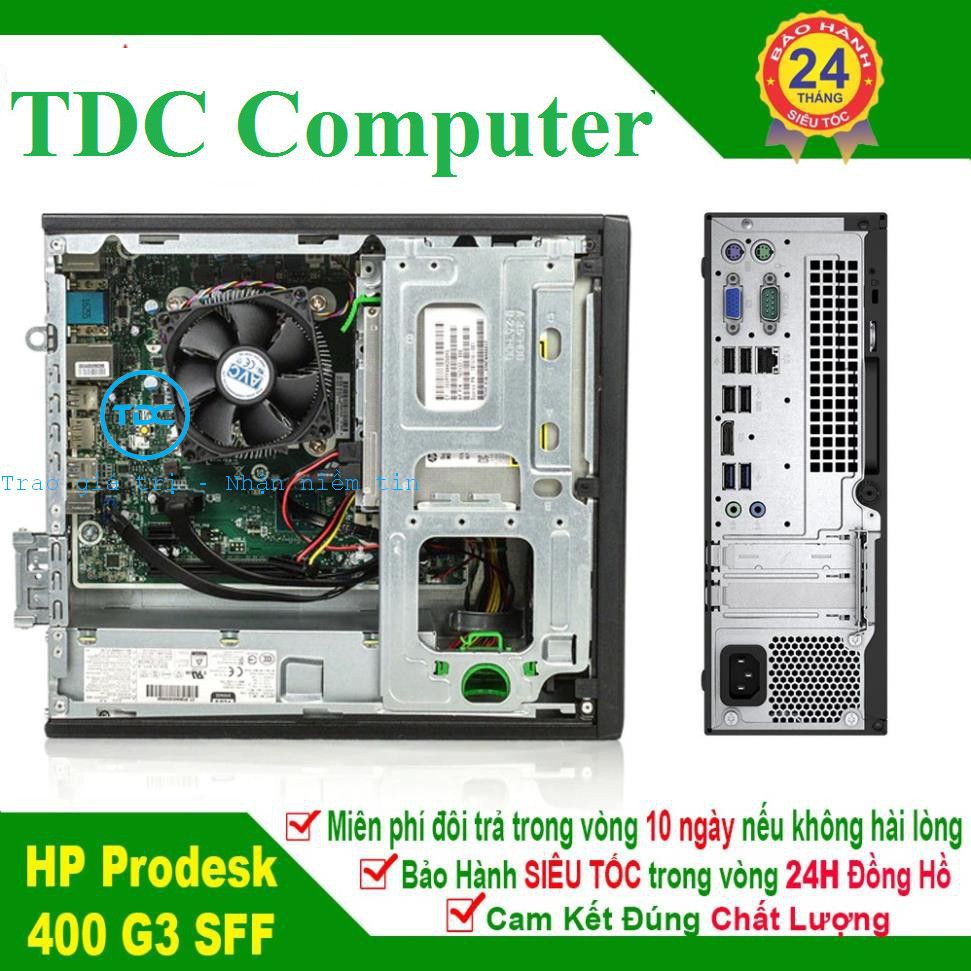 Case máy tính để bàn HP ProDesk 400 G3 SFF main H110, cpu core i5 6500, ram 8GB, SSD 240GB. Hàng Nhập Khẩu.