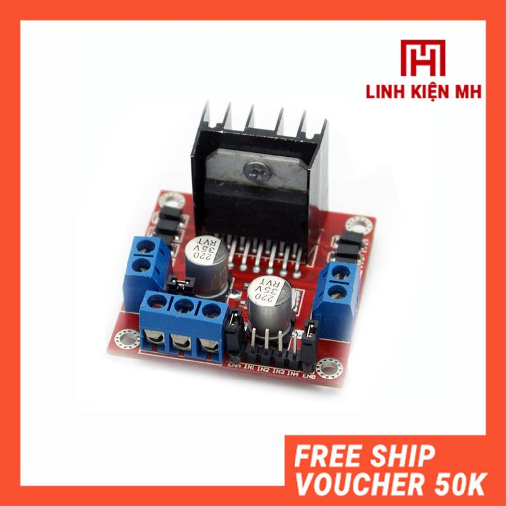 Module L298 - Mạch cầu H điều khiển động cơ