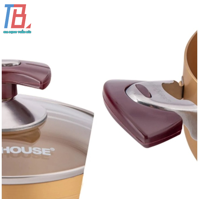 Bộ nồi Sunhouse SH6634 size 16-20-24cm, độ dày thành nồi 1.8-1.8-2.0mm