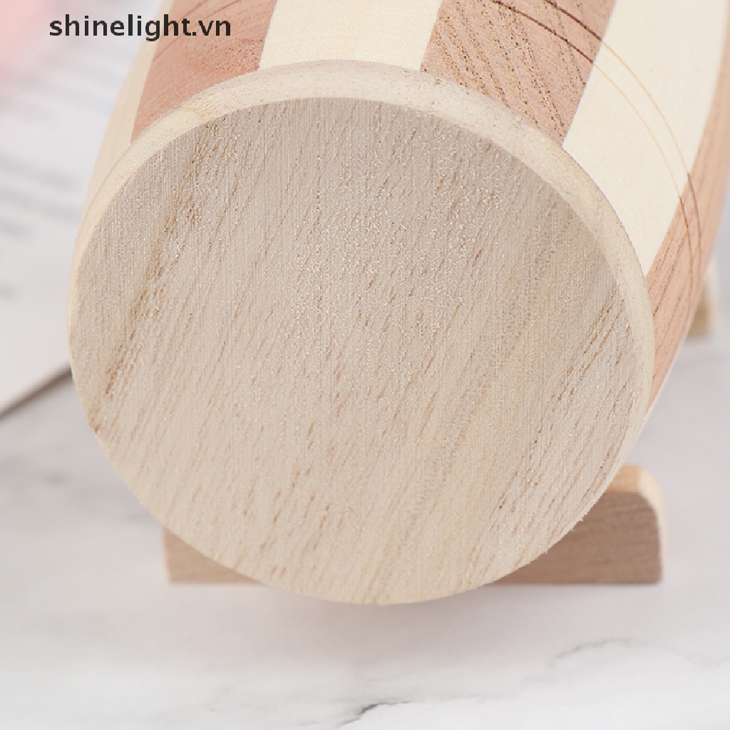 1 Hộp Đựng Tiền Tiết Kiệm Bằng Gỗ Hình Thùng Rượu Độc Đáo