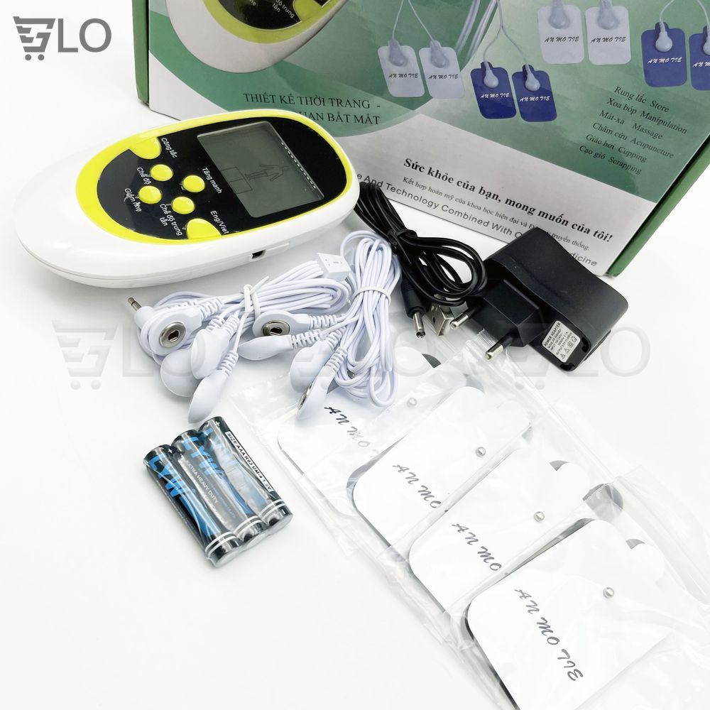 Bộ Máy Massage Xung Điện Trị Liệu 8 Miếng Dán