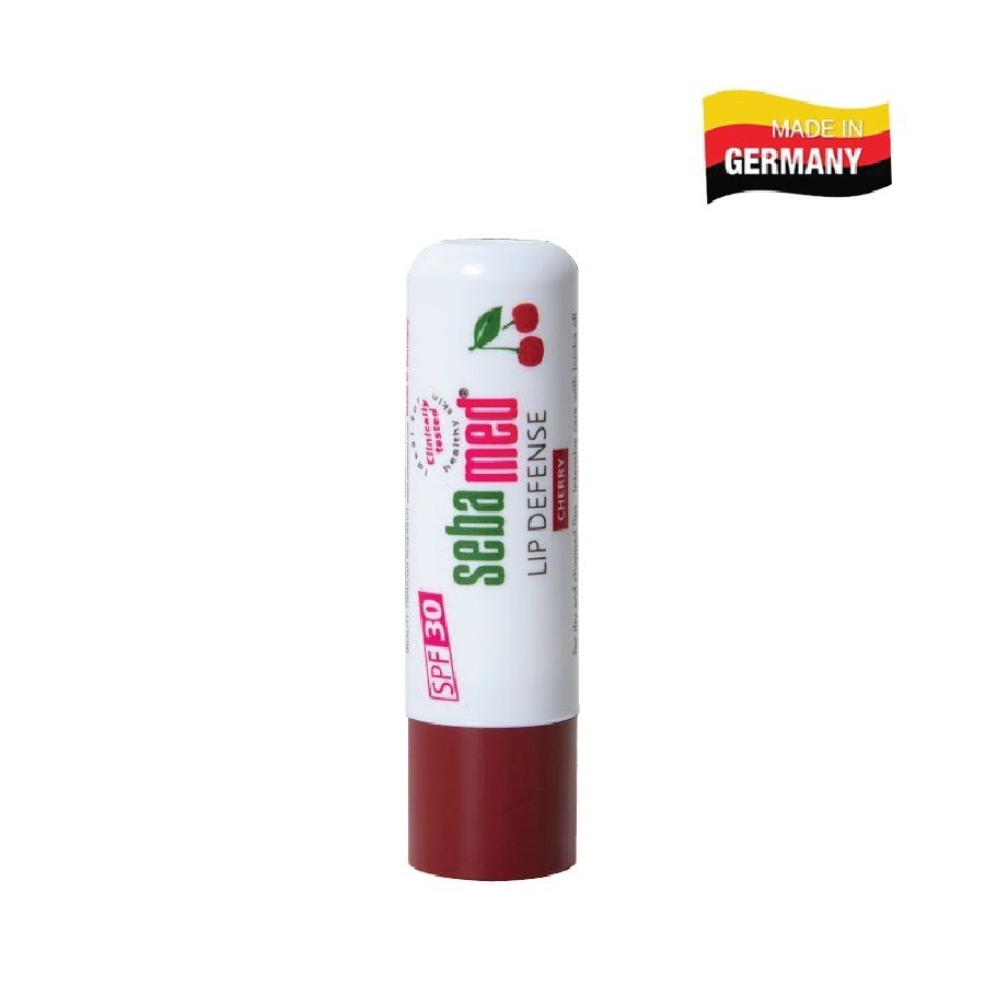 Son dưỡng bảo vệ, chống khô và chống nứt môi hương cherry Sebamed Sensitive Skin Lip Defense Cherry