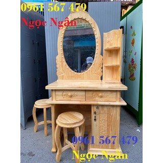 Bàn trang điểm - bàn gỗ thông _BG-B1