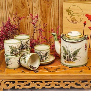 Bộ ấm tích Bát Tràng