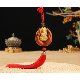 Tượng Phật Bà Treo ô Tô Gỗ Hoàng Dương
