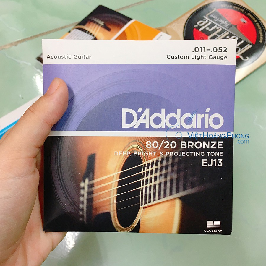 Dây Đàn Guitar Acoustic D'Addario EJ13
