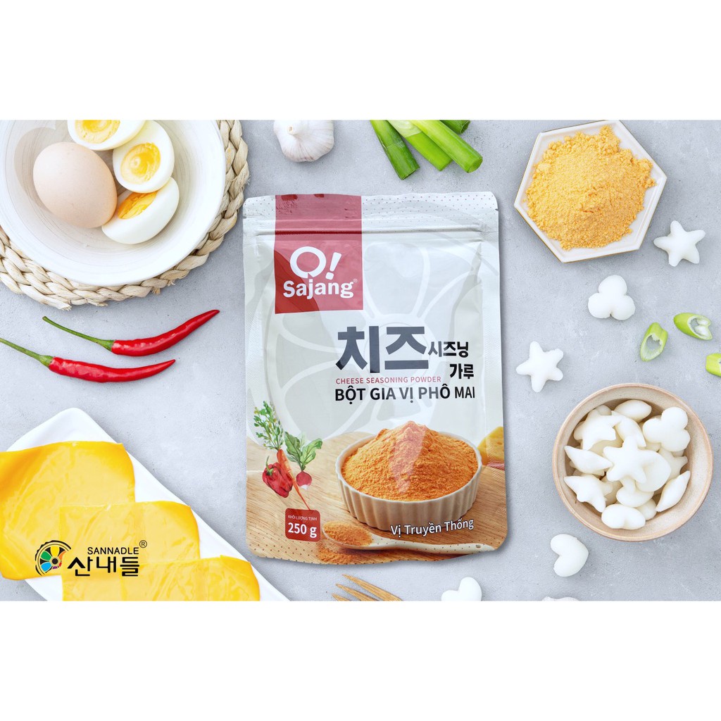 Bột Phô Mai lắc/ Bột pho mai lắc Hàn Quốc Sajang