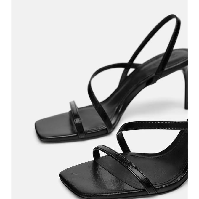 Giày Cao Gót Zara Quai Đen