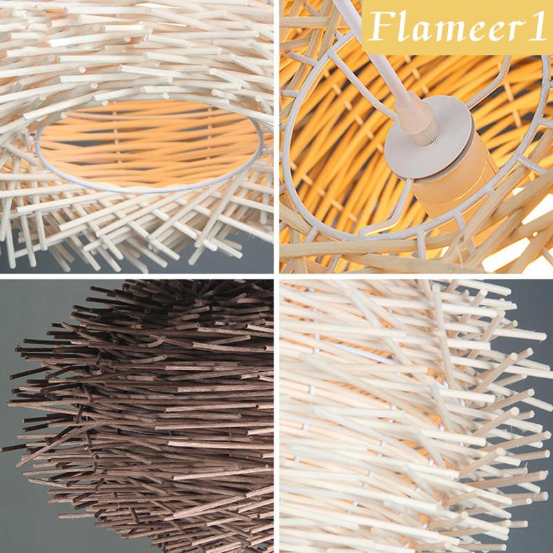 [Flameameer1] Đèn Treo Trần Nhà Hình Tổ Mây Tự Nhiên