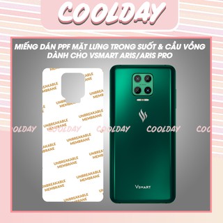 [PPF] Miếng dán PPF Mặt Lưng Cắt theo yêu cầu cho Vsmart Aris / Aris Pro Không full Viền