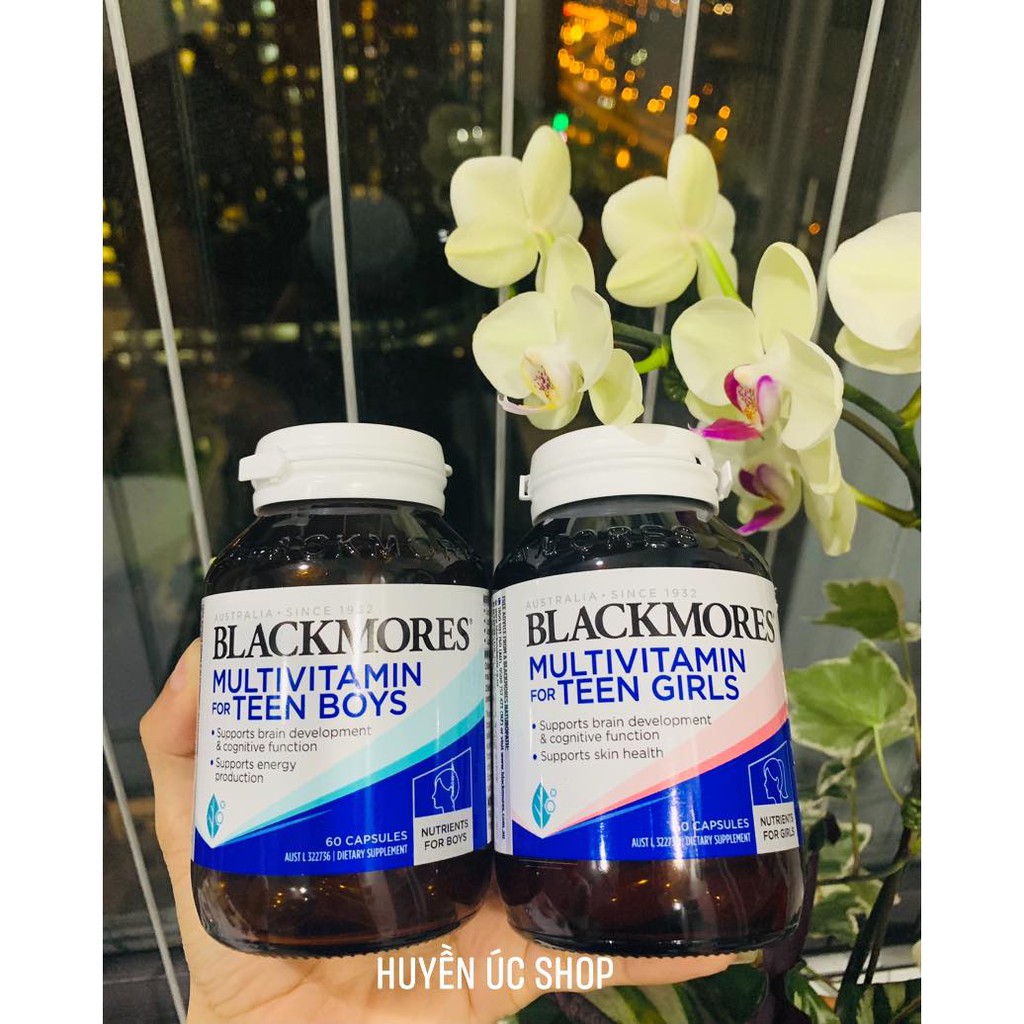 Vitamin tổng hợp cho trẻ vị thành niên Blackmores Multivitamin for Teen Boys / Teen Girls 60v
