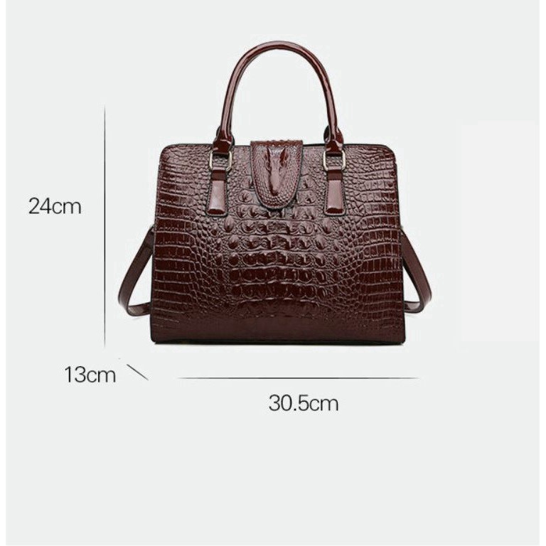 Túi xách công sở da cá sấu thời trang Âu Mỹ 2021  TX18 túi xách đeo vai - Chip Xinh