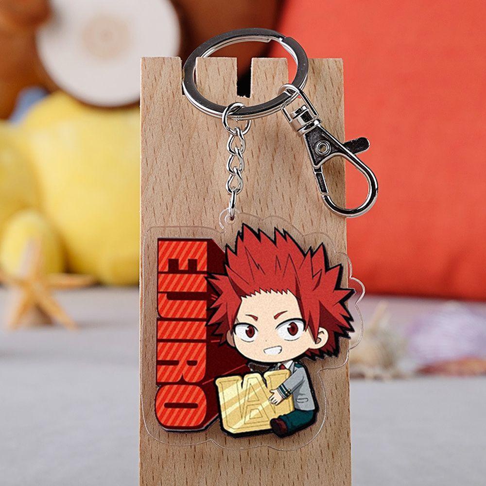 Móc khóa MMULCK acrylic nhân vật Bakugou Katsuki Todoroki Shouto Midoriya Izuku anime My Hero Academy hai mặt