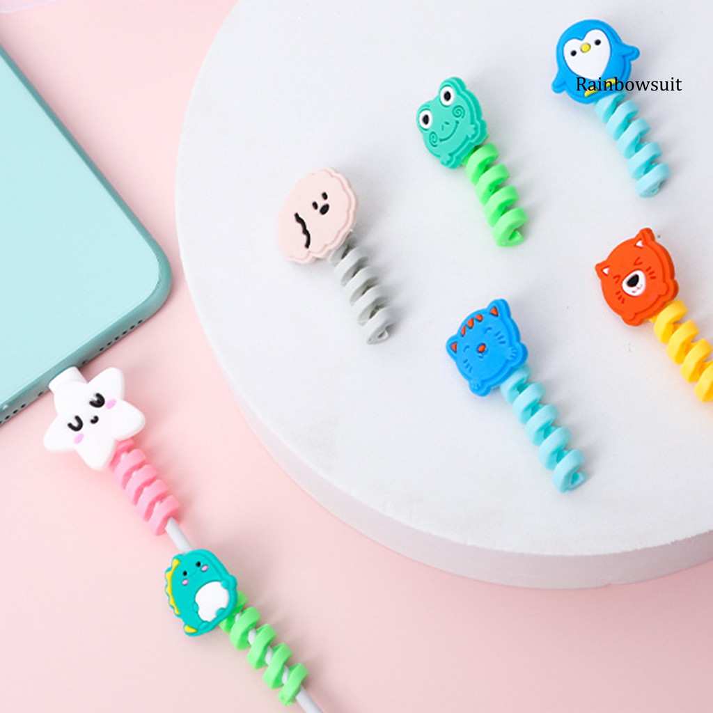 Set 2 phụ kiện bảo vệ đầu dây cáp sạc tiện lợi chất lượng cao