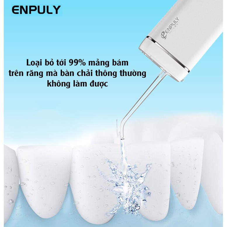 Máy tăm nước Xiaomi Enpuly M6 Plus - Xịt vệ sinh răng miệng Xiaomi Enpuly Chống Nước IPX7 - Dung Tích 140mL