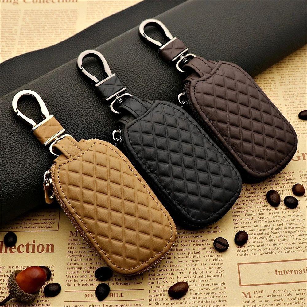 Ví Da PU Đựng Chìa Khóa Điều Khiển Từ Xa Có Khóa Kéo REBUY1 Cho Nam Nữ