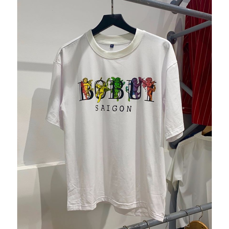 Áo thun tee Bobui Sài Gòn unisex form rộng tay lỡ oversize vải cotton co giãn | HD2000 | BigBuy360 - bigbuy360.vn