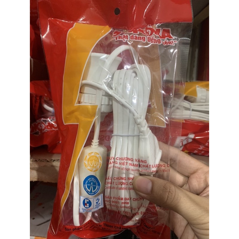 Bộ dây đui đèn liền công tắc nhót dài 5m ĐS7 SOPOKA