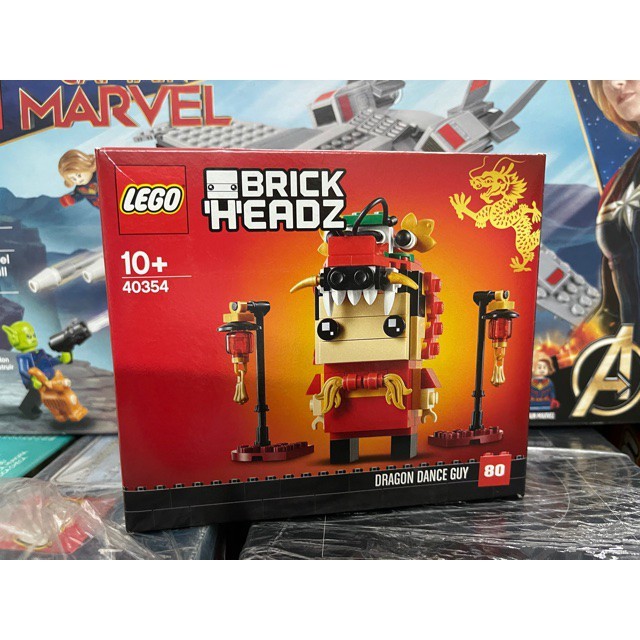 [CÓ SẴN] LEGO 40354 - Brick Headz - Dragon Dance Guy - Chàng múa rồng [HÀNG CHÍNH HÃNG]