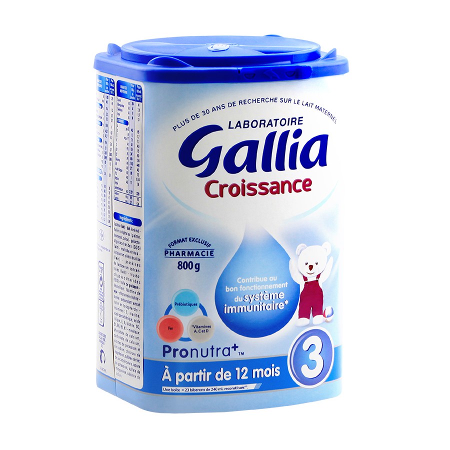 [Nội địa Pháp]  Sữa GALLIA Calisma Croissance Số 3 - 900 gr